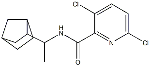 N-(1-{bicyclo[2.2.1]heptan-2-yl}ethyl)-3,6-dichloropyridine-2-carboxamide Structure