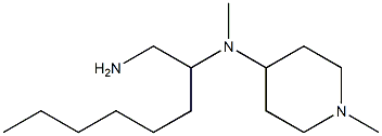 N-(1-aminooctan-2-yl)-N,1-dimethylpiperidin-4-amine 结构式