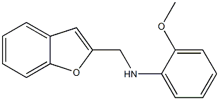 N-(1-benzofuran-2-ylmethyl)-2-methoxyaniline 结构式