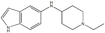 N-(1-ethylpiperidin-4-yl)-1H-indol-5-amine Struktur