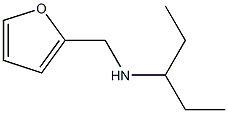 N-(1-ethylpropyl)-N-(2-furylmethyl)amine Structure