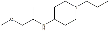 N-(1-methoxypropan-2-yl)-1-propylpiperidin-4-amine Structure