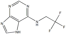 N-(2,2,2-trifluoroethyl)-7H-purin-6-amine Structure