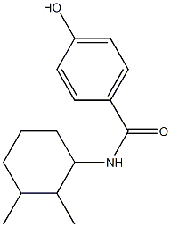 N-(2,3-dimethylcyclohexyl)-4-hydroxybenzamide,,结构式