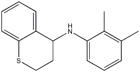 N-(2,3-dimethylphenyl)-3,4-dihydro-2H-1-benzothiopyran-4-amine Struktur