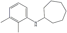 N-(2,3-dimethylphenyl)cycloheptanamine,,结构式