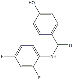 N-(2,4-difluorophenyl)-4-hydroxybenzamide Structure