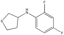 N-(2,4-difluorophenyl)thiolan-3-amine Struktur