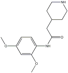  N-(2,4-dimethoxyphenyl)-2-piperidin-4-ylacetamide