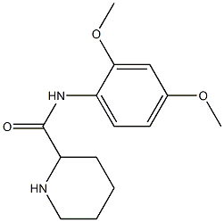 N-(2,4-dimethoxyphenyl)piperidine-2-carboxamide 化学構造式