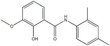 N-(2,4-dimethylphenyl)-2-hydroxy-3-methoxybenzamide Structure