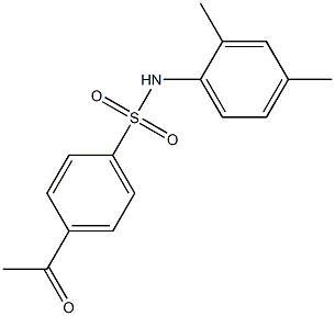  N-(2,4-dimethylphenyl)-4-acetylbenzene-1-sulfonamide