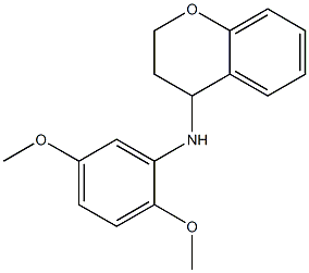 N-(2,5-dimethoxyphenyl)-3,4-dihydro-2H-1-benzopyran-4-amine