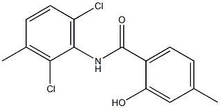 N-(2,6-dichloro-3-methylphenyl)-2-hydroxy-4-methylbenzamide Structure