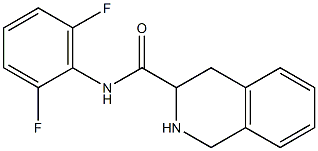 N-(2,6-difluorophenyl)-1,2,3,4-tetrahydroisoquinoline-3-carboxamide Structure