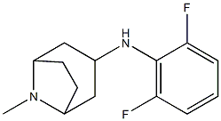 N-(2,6-difluorophenyl)-8-methyl-8-azabicyclo[3.2.1]octan-3-amine 化学構造式