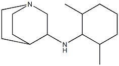 N-(2,6-dimethylcyclohexyl)-1-azabicyclo[2.2.2]octan-3-amine Structure