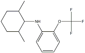 N-(2,6-dimethylcyclohexyl)-2-(trifluoromethoxy)aniline 结构式