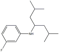 N-(2,6-dimethylheptan-4-yl)-3-fluoroaniline|