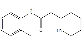 N-(2,6-dimethylphenyl)-2-(piperidin-2-yl)acetamide Structure