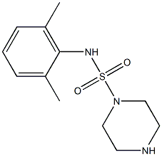 N-(2,6-dimethylphenyl)piperazine-1-sulfonamide Struktur