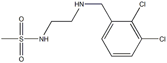 N-(2-{[(2,3-dichlorophenyl)methyl]amino}ethyl)methanesulfonamide Struktur