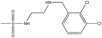 N-(2-{[(2,3-dichlorophenyl)methyl]amino}ethyl)methanesulfonamide Structure