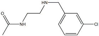 N-(2-{[(3-chlorophenyl)methyl]amino}ethyl)acetamide|