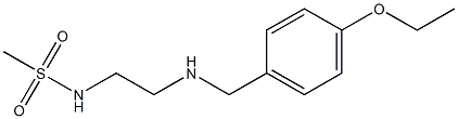 N-(2-{[(4-ethoxyphenyl)methyl]amino}ethyl)methanesulfonamide Struktur