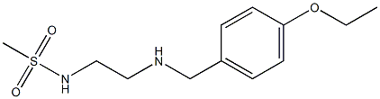 N-(2-{[(4-ethoxyphenyl)methyl]amino}ethyl)methanesulfonamide Structure