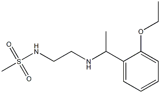 N-(2-{[1-(2-ethoxyphenyl)ethyl]amino}ethyl)methanesulfonamide