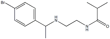 N-(2-{[1-(4-bromophenyl)ethyl]amino}ethyl)-2-methylpropanamide|