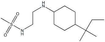  N-(2-{[4-(2-methylbutan-2-yl)cyclohexyl]amino}ethyl)methanesulfonamide