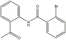 N-(2-acetylphenyl)-2-bromobenzamide Structure