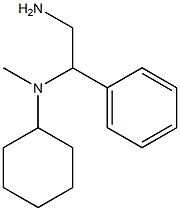 N-(2-amino-1-phenylethyl)-N-methylcyclohexanamine Structure