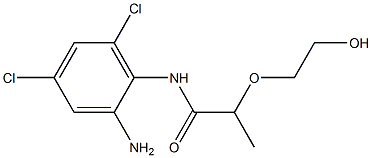 N-(2-amino-4,6-dichlorophenyl)-2-(2-hydroxyethoxy)propanamide