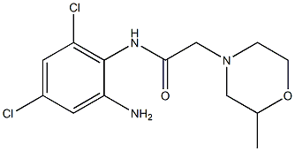 N-(2-amino-4,6-dichlorophenyl)-2-(2-methylmorpholin-4-yl)acetamide|