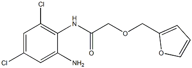 N-(2-amino-4,6-dichlorophenyl)-2-(furan-2-ylmethoxy)acetamide