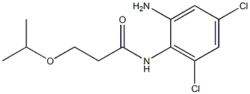 N-(2-amino-4,6-dichlorophenyl)-3-(propan-2-yloxy)propanamide Structure