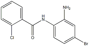 N-(2-amino-4-bromophenyl)-2-chlorobenzamide Struktur
