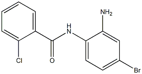 N-(2-amino-4-bromophenyl)-2-chlorobenzamide Structure