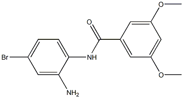 N-(2-amino-4-bromophenyl)-3,5-dimethoxybenzamide Struktur