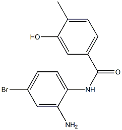 N-(2-amino-4-bromophenyl)-3-hydroxy-4-methylbenzamide Structure