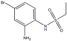 N-(2-amino-4-bromophenyl)ethane-1-sulfonamide 结构式