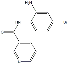 N-(2-amino-4-bromophenyl)pyridine-3-carboxamide 结构式