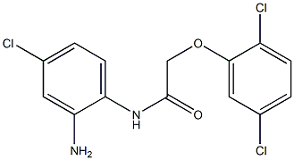 N-(2-amino-4-chlorophenyl)-2-(2,5-dichlorophenoxy)acetamide Struktur