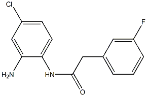 N-(2-amino-4-chlorophenyl)-2-(3-fluorophenyl)acetamide Struktur
