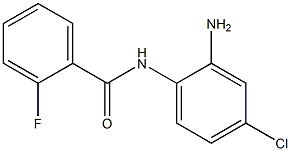 N-(2-amino-4-chlorophenyl)-2-fluorobenzamide,,结构式