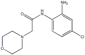 N-(2-amino-4-chlorophenyl)-2-morpholin-4-ylacetamide Structure