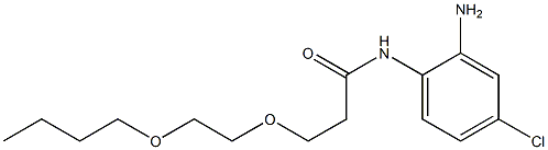 N-(2-amino-4-chlorophenyl)-3-(2-butoxyethoxy)propanamide 结构式